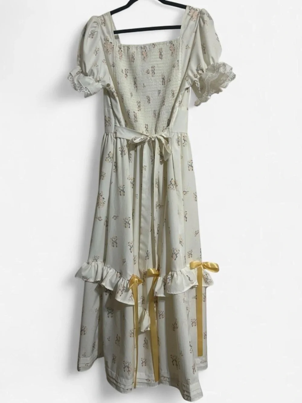 Scarlet Darkness cottagecore dress in yellow L - Picture 4 of 5